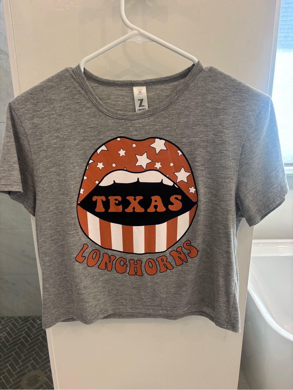 Texas Longhorns Grey Graphic Tee